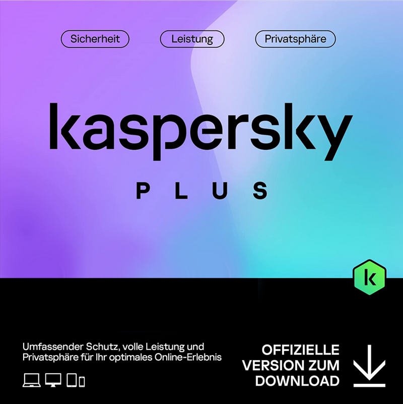 Kaspersky Lab Plus, 5 User, 1 Jahr, ESD (multilingual)