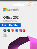 Microsoft Office 2024 Professional Plus  für 3 Geräte