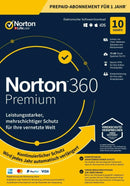 NortonLifeLock Norton 360 Premium, 10 User, 1 Jahr, ESD (deutsch) (Multi-Device) ABO