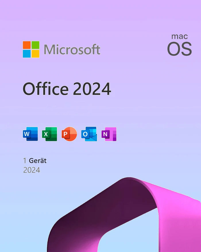 Microsoft Office 2024 Standard Für MAC/Apple  - sofort Versand per E-Mail