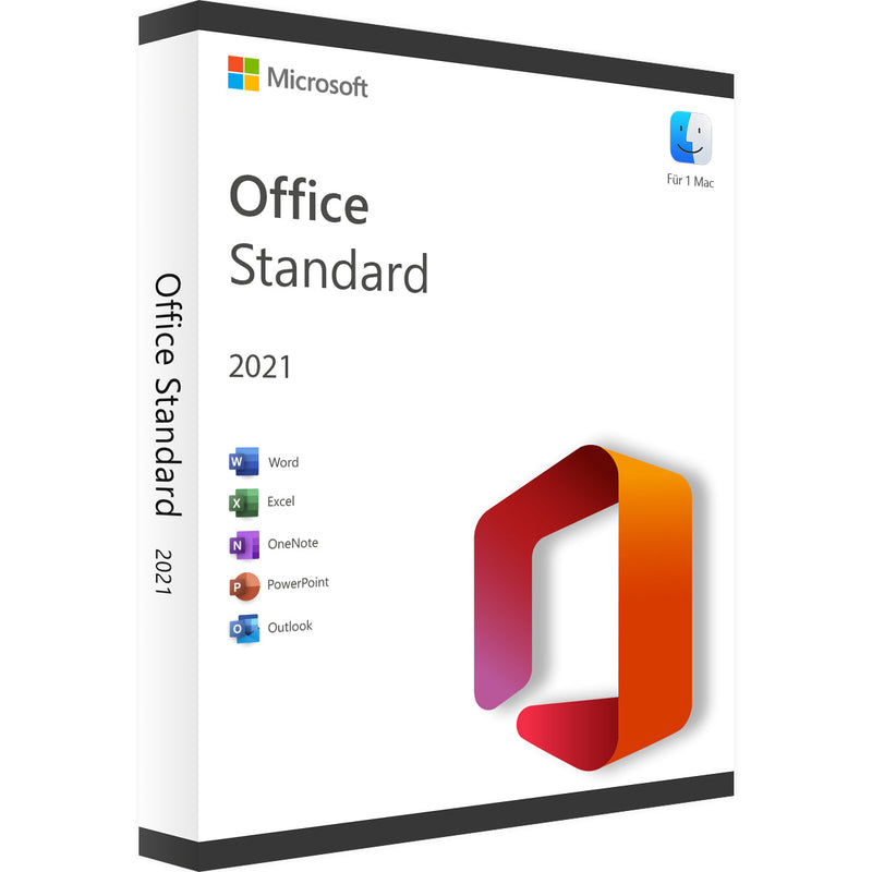 Microsoft Office 2021 Standard Für MAC/Apple  ESD 24/7 Versand per E-Mail