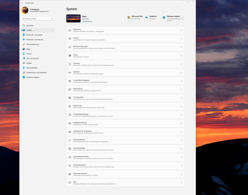 Microsoft Windows 11 Professional 64 Bit 24/7 E-mail Versand