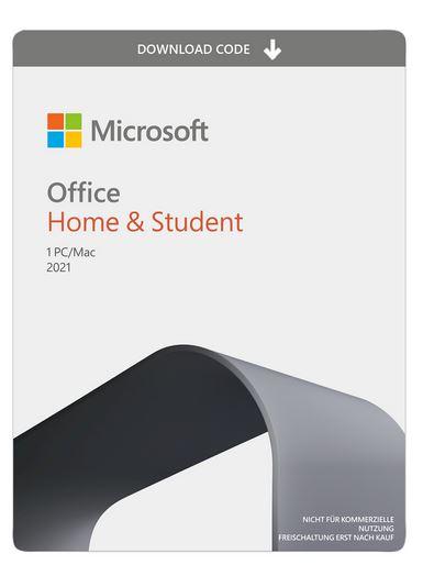 Microsoft Office Home & Student 2021 - 1 PC/MAC - DE - Box Lizenz